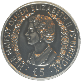 Alderney Alderney 5 pounds, 2001 coin 2