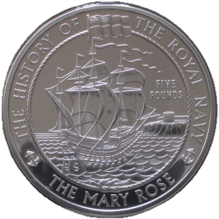 Alderney Alderney 5 pounds, 2003 coin 2